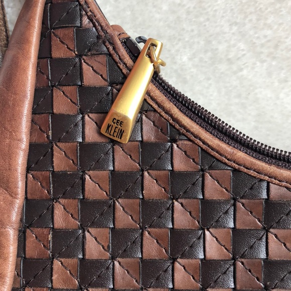 Cee Klein Woven Leather Shoulder Bag - Picture 3 of 5